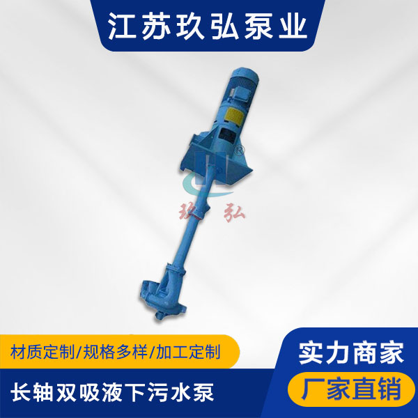 HYW長軸雙吸液下汙水泵(圖1) HYW長軸(zhóu)雙吸液下汙水泵(bèng)(圖1)