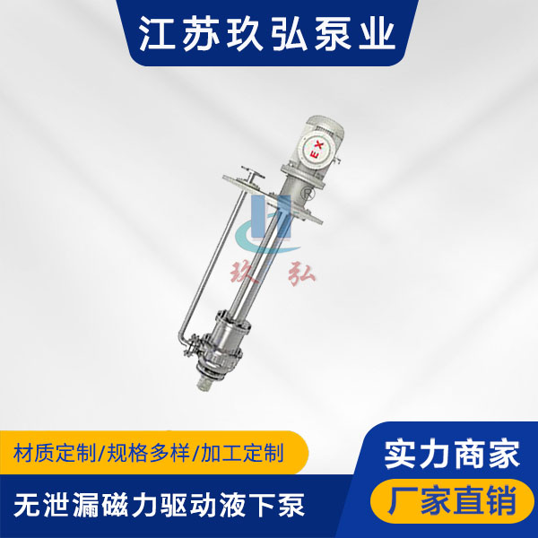 HYC無泄漏磁力驅(qū)動液下泵(圖1) HYC無泄漏磁力驅動液(yè)下泵(圖1)