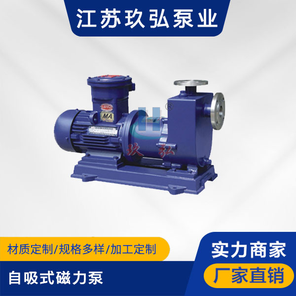 ZCQ型自(zì)吸式磁力(lì)泵(圖1) ZCQ型(xíng)自吸式磁力泵(圖1)