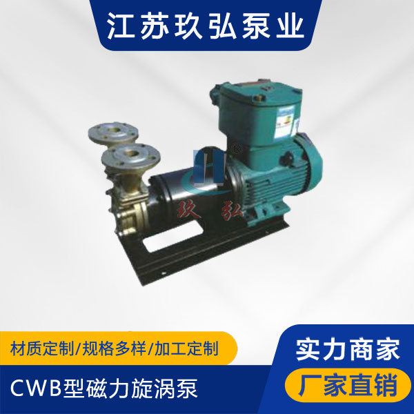 CWB型磁力旋渦泵(圖(tú)1) CWB型磁力旋渦泵(圖1)