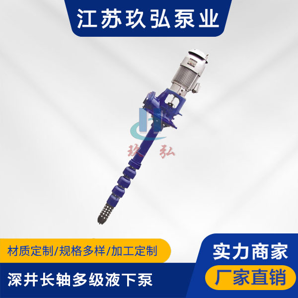 HLC深井長軸多級(jí)液下泵(圖1) HLC深井長(zhǎng)軸多級液下泵(圖1)